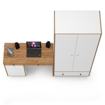 Набор мебели для школьника Mobi Вуди Компоновка № 21 12.42 + 13.138