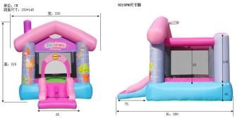 Надувной батут Happy Hop 9215Р