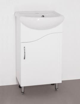 Тумба с раковиной Style Line Эко Волна 2 + Умывальник Уют 45