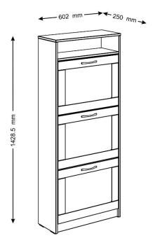 Обувница Гуд Лакк Сириус 60х1431
