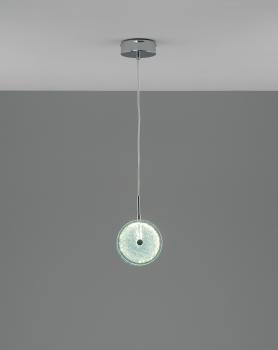 Голубой, прозрачный/Хром