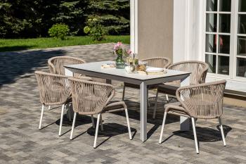 Обеденная группа на 6 персон со стульями милан 4sis Венето