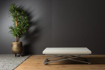 Стол трансформер Levmar Compact D36/S59 Дуб анкор светлый/Серебро