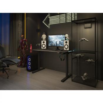 Стол для компьютера (для геймеров) с электроприводом и RGB-подсветкой FoxGear FG-IE-47B