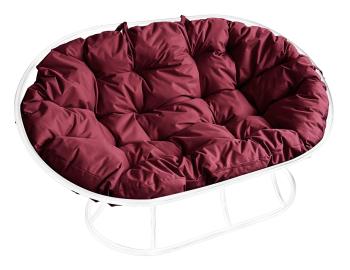 бордовая подушка