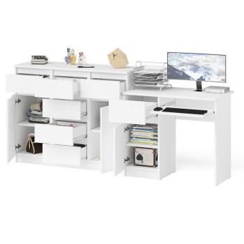 Стол компьютерный СВК Мори МС-1 левый + Комод МК1200.4