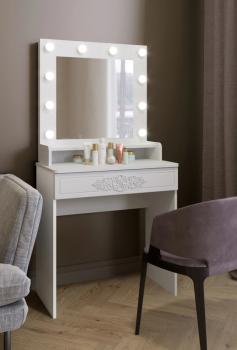 Туалетный столик с зеркалом Compass Ассоль Лайт ТСН-4