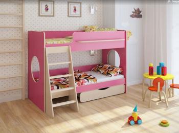 Венге светлый/розовый