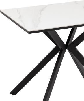 Стол обеденный STOOL GROUP Мармер мини нераскладной 90х60х75 столешница МДФ/керамика