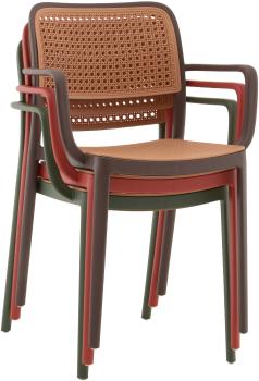 Стул пластиковый STOOL GROUP Yona с подлокотниками