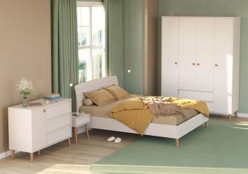 Шкаф 4-х дверный с двумя ящиками Гранд Кволити АФИНА 4-75930