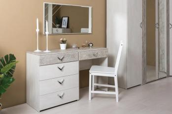 Стол туалетный Mobi Амели 12.48 + Зеркало 03.240