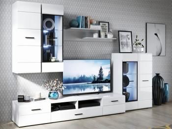 Пенал-витрина Империал Йорк навесная (02)