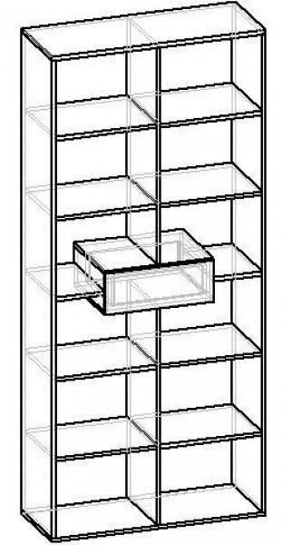 Стеллаж Мебелайн «Мебелайн – 1»