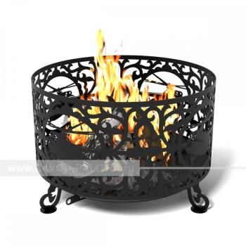 Костровая чаша Завод Палитра Ретро Вертолёт, ST3, 3мм