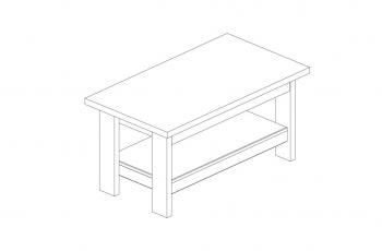 Стол журналный Анрэкс JAGGER