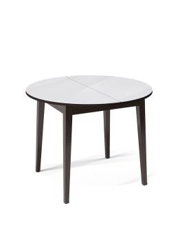 Венге/стекло белое сатин