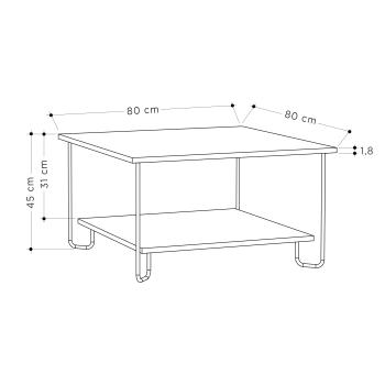 Стол журнальный LEVE MARBO COFFEE TABLE