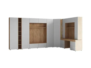 Корпус - Дуб Бунратти, Фасад - Белый