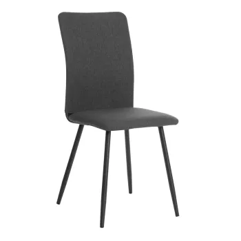 NEW, ткань рогожка, тёмно-серый, F68