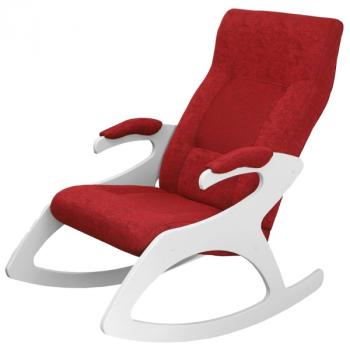 ткань бордо, каркас белый