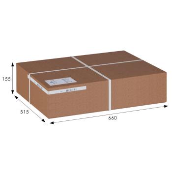 Тумбочка Мебелик Джульетта широкая 2 ящика