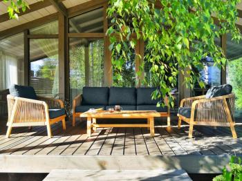 Каркас натуральный/ткань темно-серая