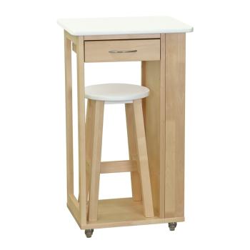 Тумба с табуретом Мебелик