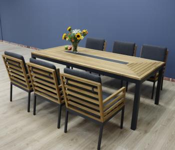 Обеденная группа Ideal Patio EGMONT стол тик 220