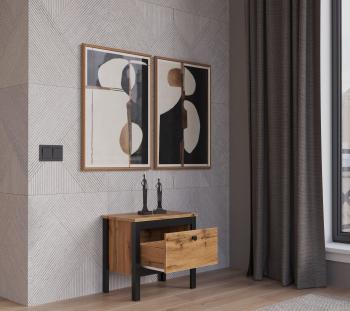 Тумба для обуви БРВ Мебель LOFT KOM1K/55