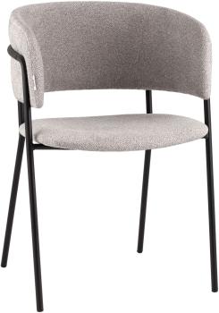 Буклированный велюр серый