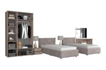 Cпальный гарнитур Мебельсон Лайк К141