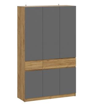 Дуб Крафт Золотой;Графит серый