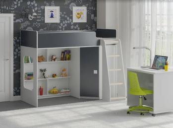 Белый/графит