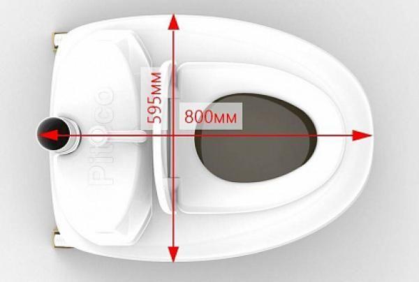Биотуалет Piteco 905 с вентилятором