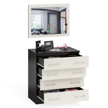 Комод СВК Фиеста + Зеркало