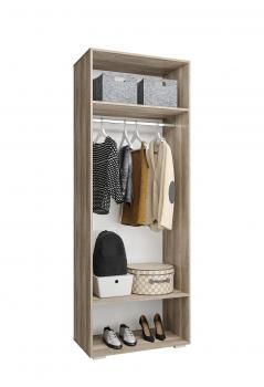 Шкаф 2х створчатый с зеркалом BTS Наоми ШК-22