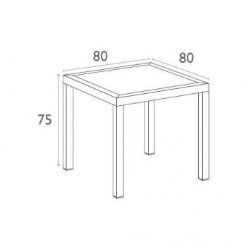 Стол пластиковый ReeHouse Orlando