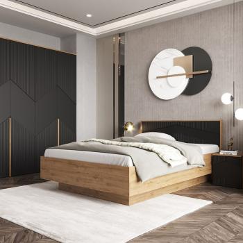 Дуб наварра/шагрень черная