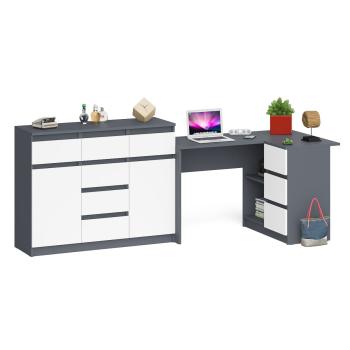 Графит/Белый