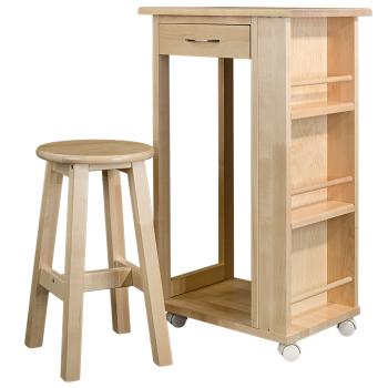 Тумба с табуретом Мебелик