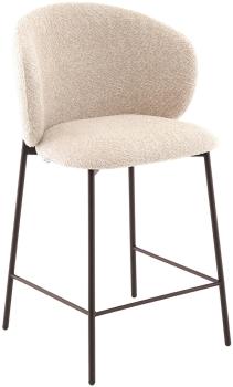 Букле капучино, каркас серо-коричневый