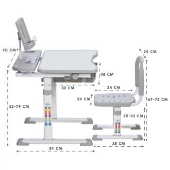 Растущий детский комплект Rifforma SET-17 Клен