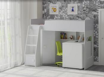 Белый/алюминий