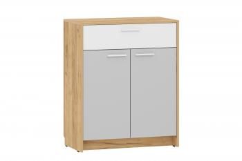 Серый Камень/Белый Фасадный, Дуб Крафт Золотой