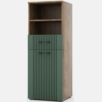 Дуб канзас/зеленый матовый