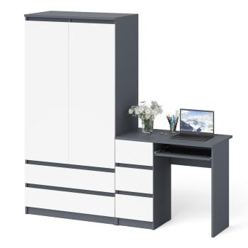 Графит/Белый