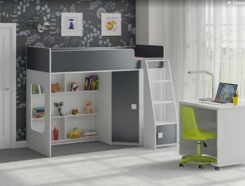 Белый/графит