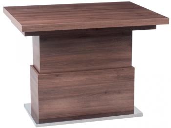 Стол-трансформер Levmar Slide D69/S95 Дуб шамони темный/Сатинированная сталь