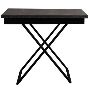 черный мрамор/черные опоры